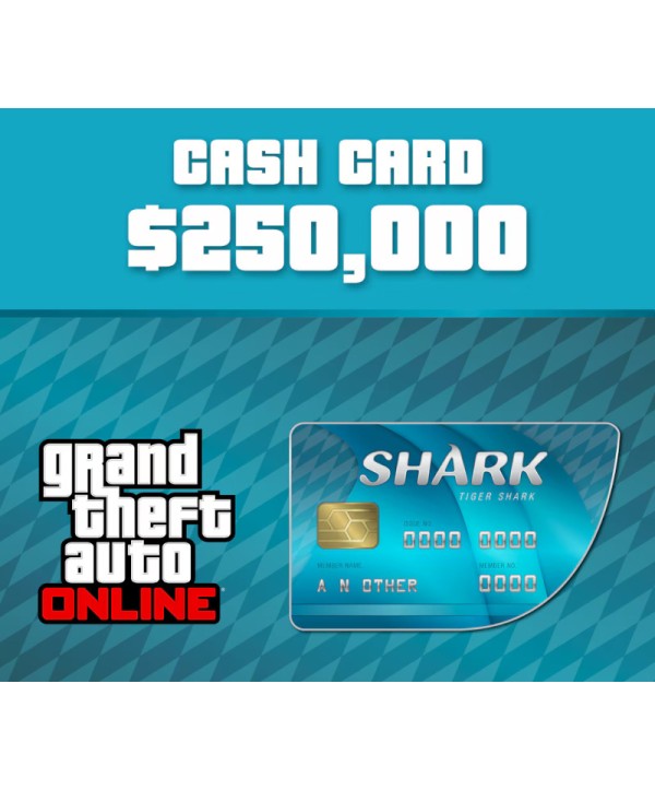 Grand Theft Auto Online - $250,000 Tiger Shark Cash Card Xbox Series X|S Xbox Series X|S Key 